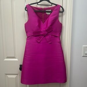 Kate Spade special occasion cocktail dress pink bow mini size 6